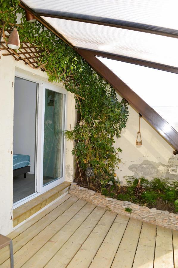 La Maison Penchee, Avec Jardin A 50M De La Plage Asnelles Eksteriør billede